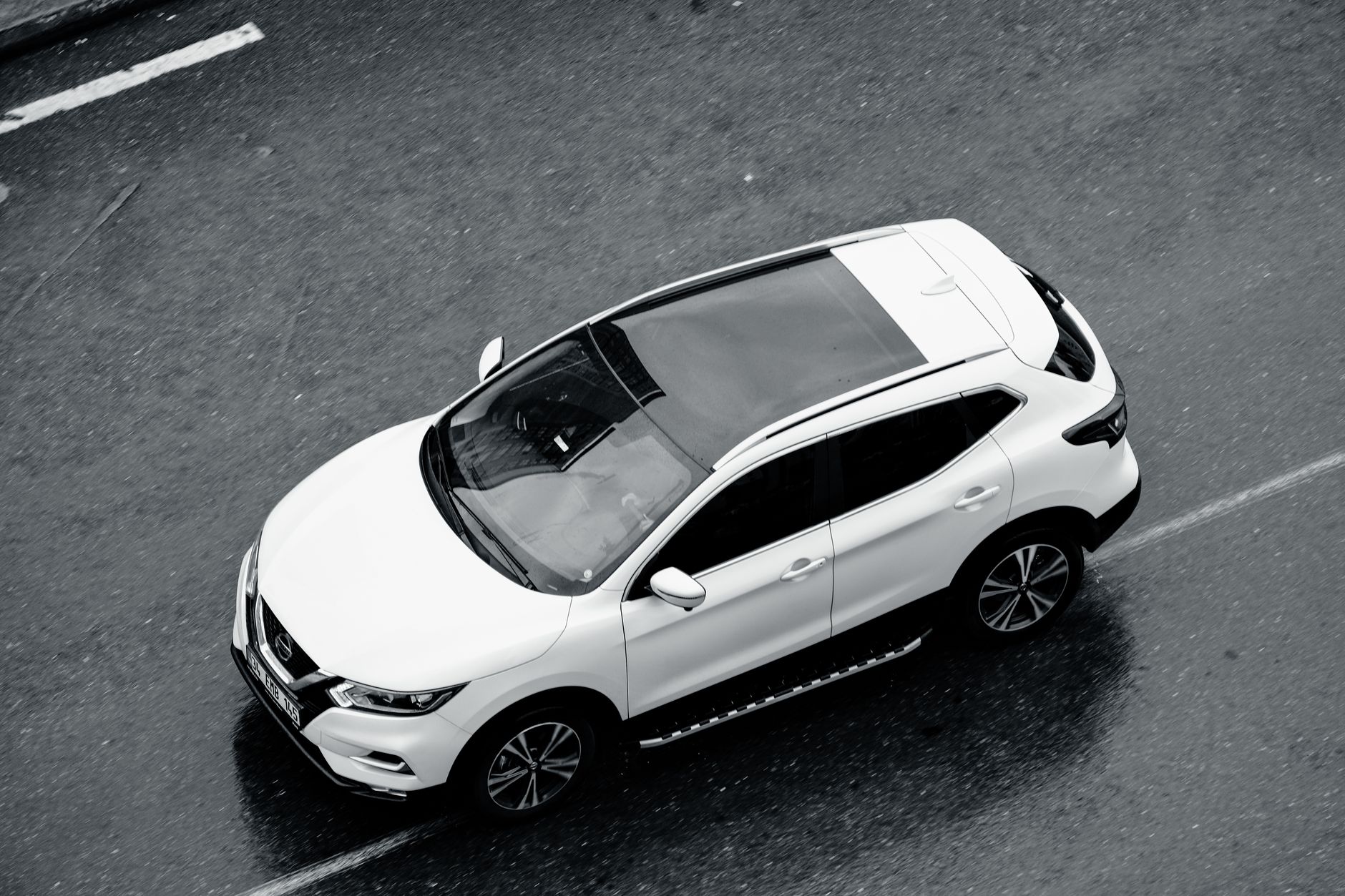 SUV 뒷좌석 실내